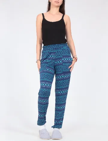 Pantaloni de pijama Tezenis, albastru