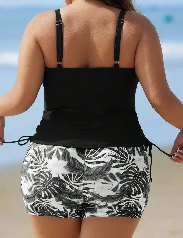 Costum de baie SHEIN CURVE, negru