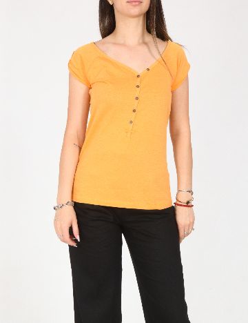 Tricou Bershka, galben