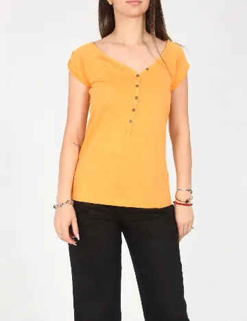 Tricou Bershka, galben