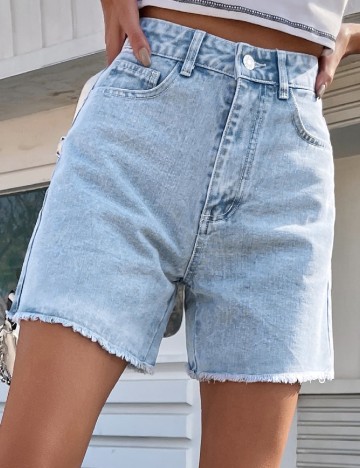 Pantaloni scurti SHEIN, bleu