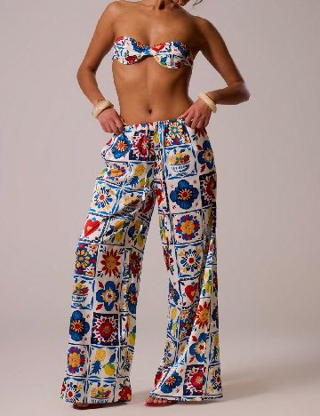 Pantaloni Musera, mix culori