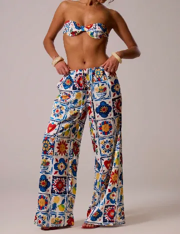 Pantaloni Musera, mix culori