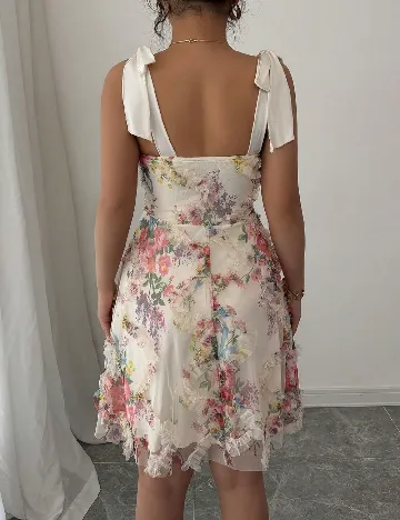 Rochie scurta SHEIN, crem