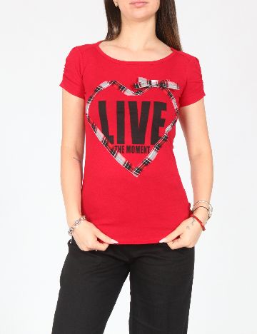 Tricou Bershka, rosu
