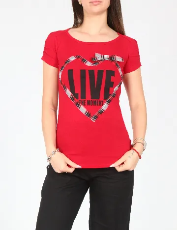 Tricou Bershka, rosu