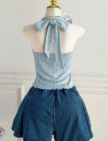 Top SHEIN CURVE, albastru
