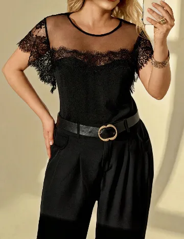 Bluza SHEIN CURVE, negru