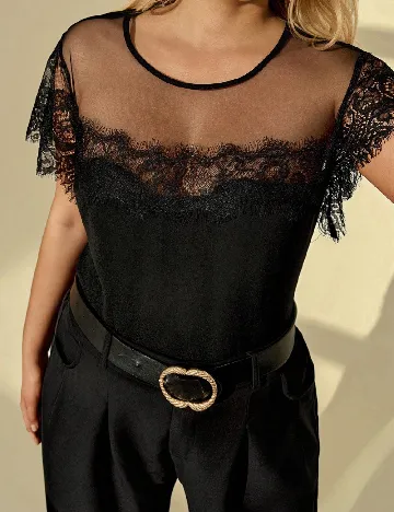 Bluza SHEIN CURVE, negru