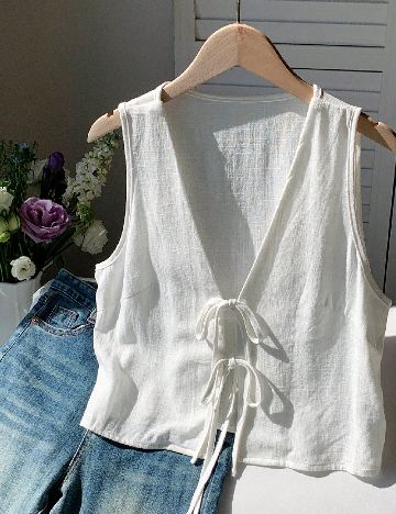 Top SHEIN, alb