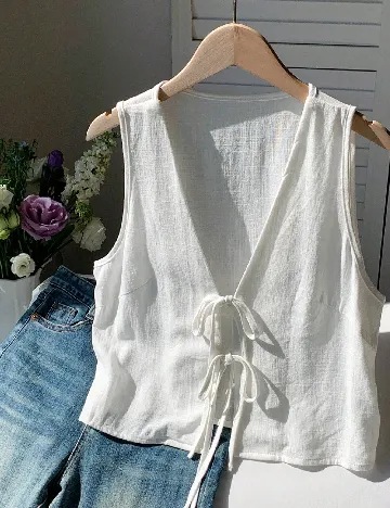 Top SHEIN, alb
