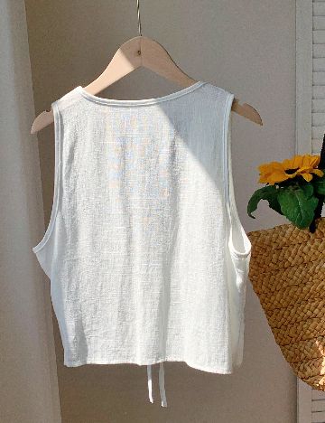 Top SHEIN, alb