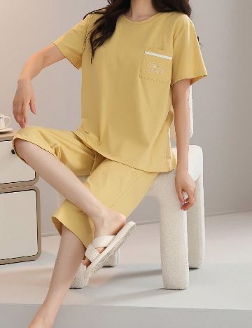 Pijama SHEIN, galben