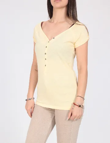 Tricou Bershka, galben