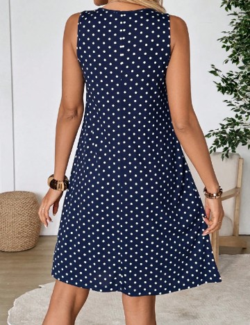 Rochie scurta Emery Rose, bleumarin