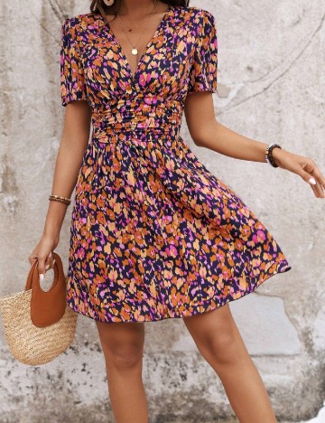 Rochie scurta SHEIN, mix culori