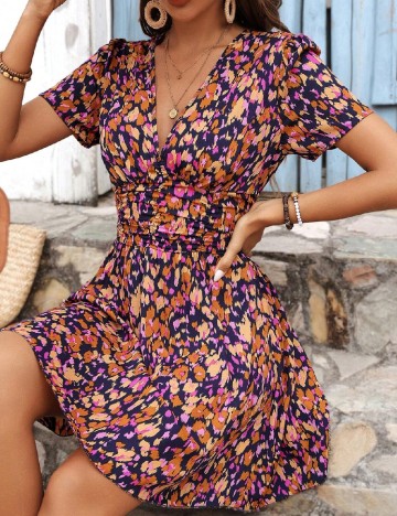 Rochie scurta SHEIN, mix culori