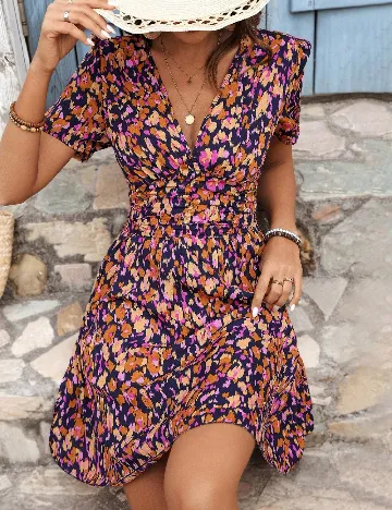Rochie scurta SHEIN, mix culori