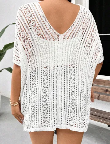 Bluza SHEIN CURVE, alb