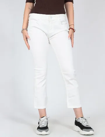 Blugi Zara, alb