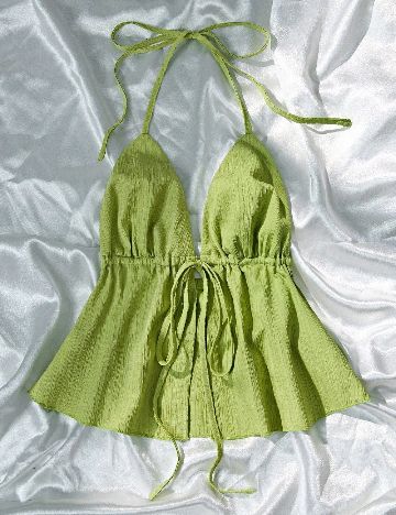 Top SHEIN, verde