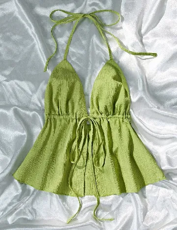 Top SHEIN, verde