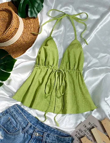 Top SHEIN, verde