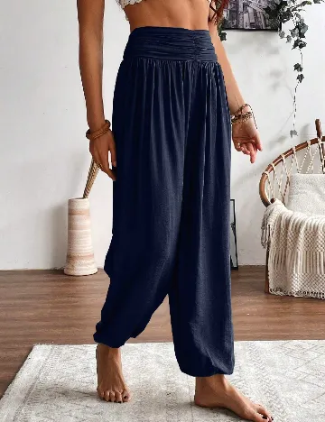 Pantaloni SHEIN, bleumarin