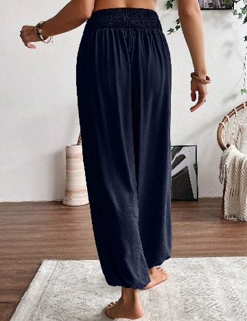 Pantaloni SHEIN, bleumarin