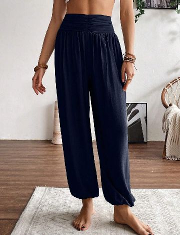 Pantaloni SHEIN, bleumarin