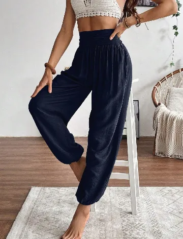 Pantaloni SHEIN, bleumarin