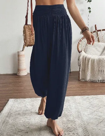 Pantaloni SHEIN, bleumarin