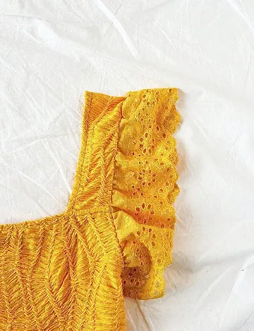 Top SHEIN, galben
