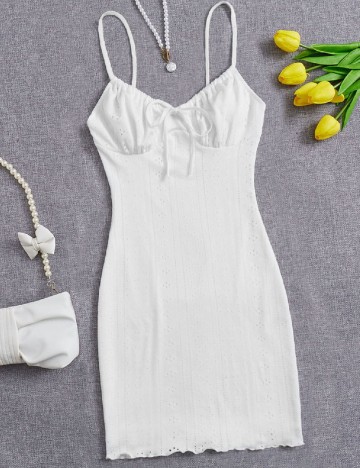 Rochie scurta SHEIN, alb