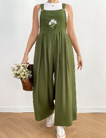 Salopeta SHEIN CURVE, verde