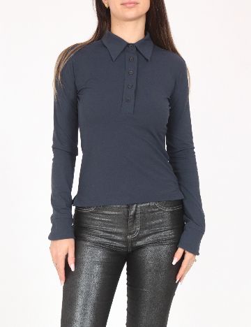 Bluza Bershka, bleumarin