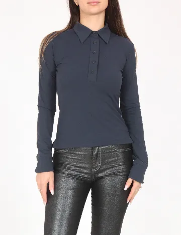 Bluza Bershka, bleumarin
