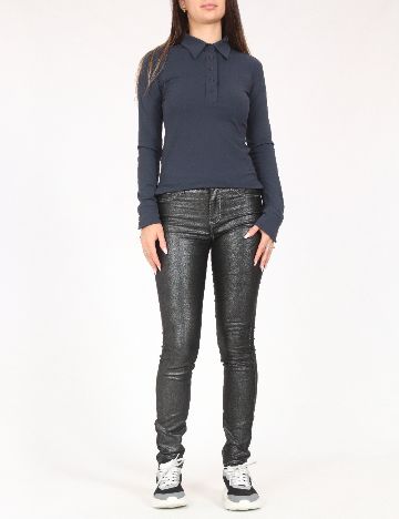 Bluza Bershka, bleumarin