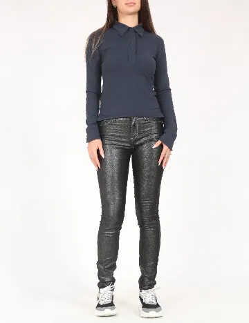 Bluza Bershka, bleumarin