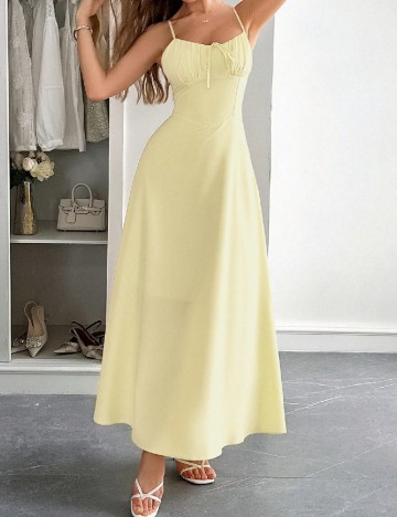 Rochie medie SHEIN, galben