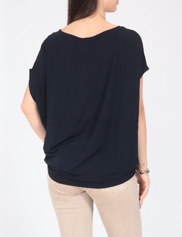 Bluza Oversize Zara, bleumarin inchis