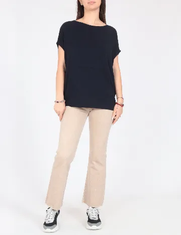 Bluza Oversize Zara, bleumarin inchis