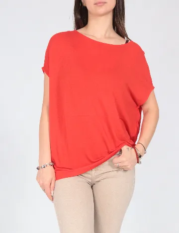Bluza Oversize Zara, rosu