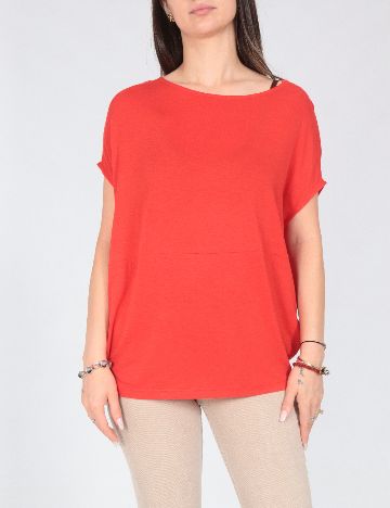 Bluza Oversize Zara, rosu
