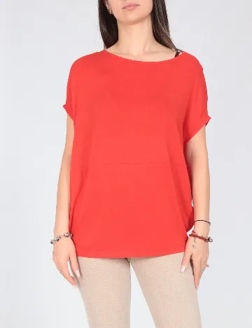 Bluza Oversize Zara, rosu
