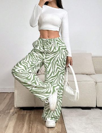 Pantaloni SHEIN, verde