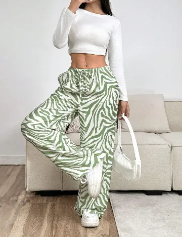 Pantaloni SHEIN, verde