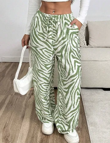 Pantaloni SHEIN, verde