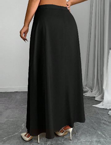 Fusta SHEIN CURVE, negru