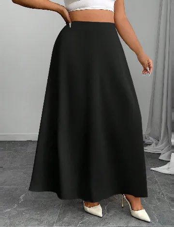 Fusta SHEIN CURVE, negru